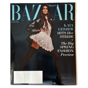 Harpers Bazaar Magazine February 2026 Kaia Gerber Big Spring Fashion Preview